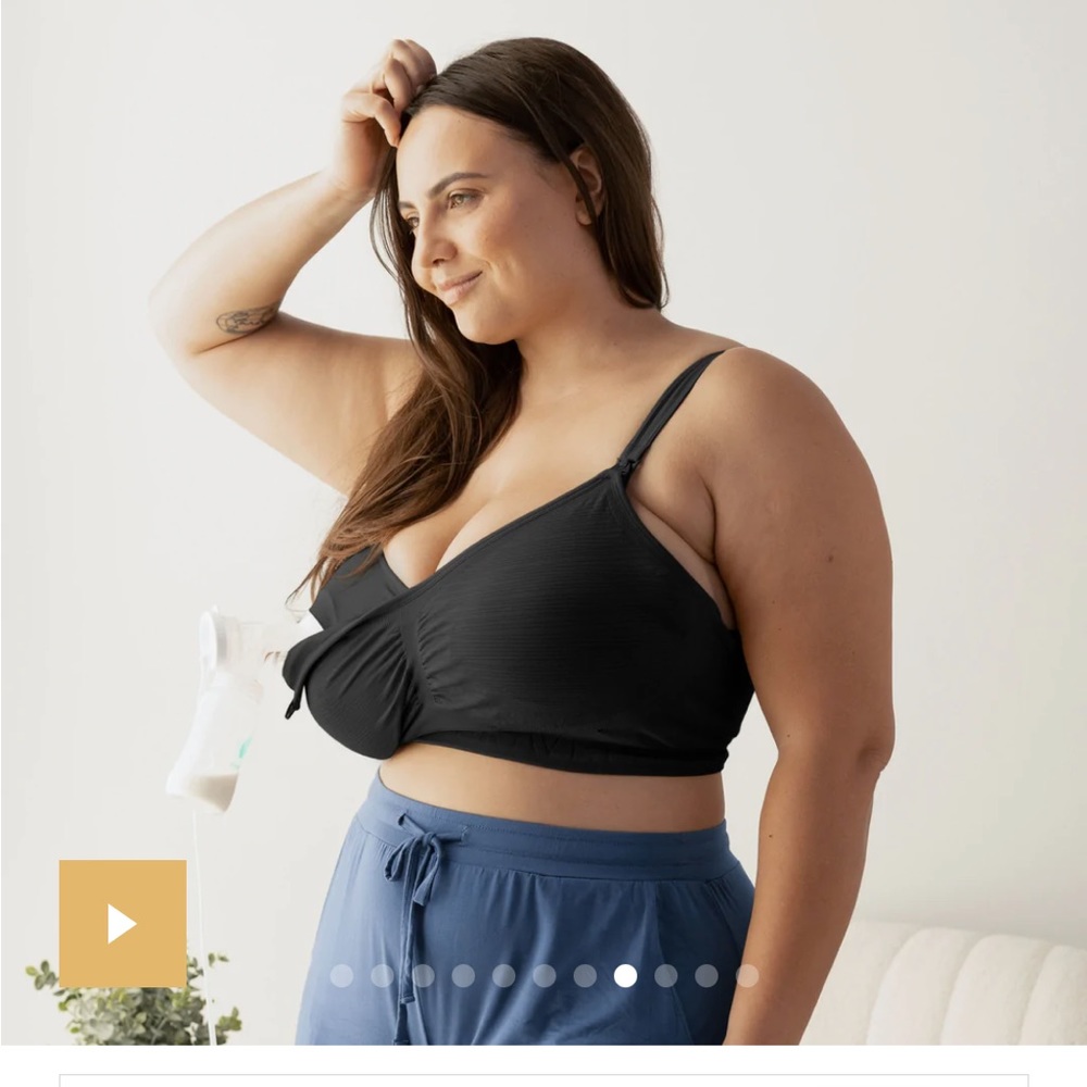 Kindred Bravely Black Nursing & Maternity Bra
